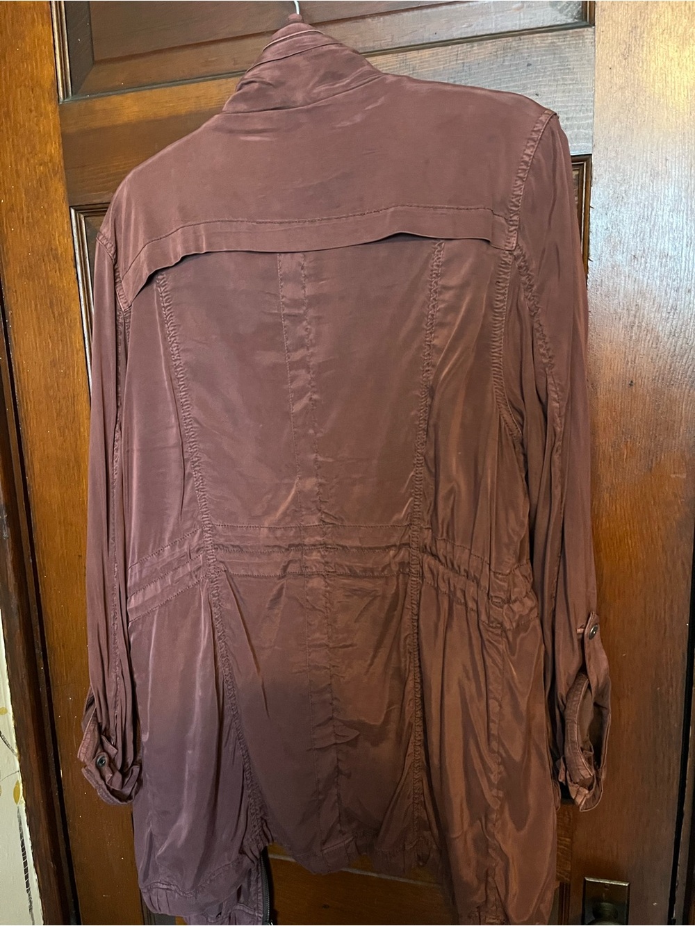 Marrakech Brick Red/ Rust Utility Jacket - Zip Front - Picture 7 of 12